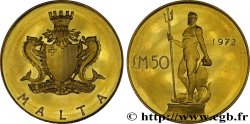 MALTA 50 Livres Neptune 1972  SC 