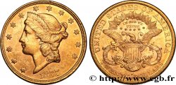 UNITED STATES OF AMERICA 20 Dollars &nbsp;Liberty&nbsp; 1877 San Francisco AU 