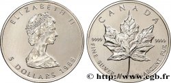 CANADá 5 Dollars (1 once) 1989  SC 