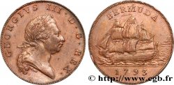 BERMUDA 1 Penny Georges III 1793 