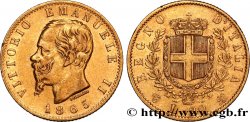 ITALIE 20 Lire Victor Emmanuel II  1865 Turin