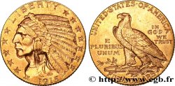 ESTADOS UNIDOS DE AMÉRICA 5 Dollars &nbsp;Indian Head&nbsp; 1915 Philadelphie MBC+ 