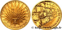 ISRAËL - ÉTAT D&nbsp;ISRAËL 100 Lirot or, Mur des lamentations 1967  MS 