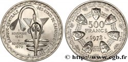 ÉTATS DE L&nbsp;AFRIQUE DE L&nbsp;OUEST (BCEAO) 500 Francs BCEAO 1972 Paris