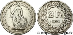SCHWEIZ 2 Francs Helvetia 1912 Berne - B
