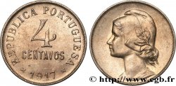 PORTUGAL 4 Centavos 1917 
