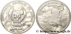 REPúBLICA DEMOCRáTICA DEL CONGO 10 Franc(s) Proof Espèces en danger : léopard 2007 
