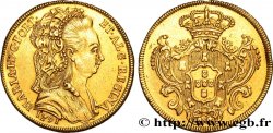PORTUGAL - MARIE Ier Pièce de 6 400 reis ou Peça 1791 Lisbonne TTB 