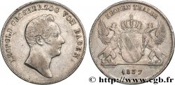 ALLEMAGNE - BADE Thaler 1837  TTB 