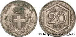 ITALIE 20 Centesimi écu 1919 Rome 