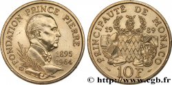 MONACO 10 Francs 25e anniversaire de la mort du prince Pierre 1989 Paris