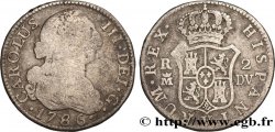 SPAIN 2 Reales Charles III 1786 Madrid