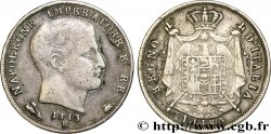 ITALIE - ROYAUME D ITALIE - NAPOLÉON Ier 1 Lira 1813 Bologne TB+ 