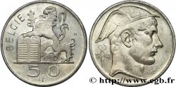 BELGIQUE 50 Francs Mercure légende flamande 1948 