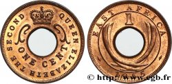 EAST AFRICA (BRITISH) 1 Cent frappe au nom d’Elisabeth II 1955 Heaton