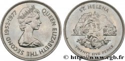 ST HELENA 25 Pence Jubilé d’Élisabeth II 1977 