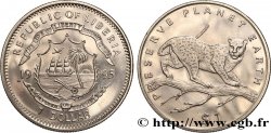 LIBERIA 1 Dollar Léopard 1995 