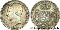 BÉLGICA 2 1/2 Francs Léopold Ier 1850 Bruxelles