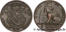 BELGIUM 5 Centimes Léopold Ier 1847 