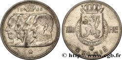 BELGIUM 100 Francs Quatre rois de Belgique, légende flamande 1951 