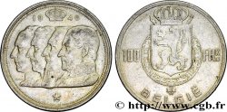 BELGIQUE 100 Francs Quatre rois de Belgique, légende flamande 1948 