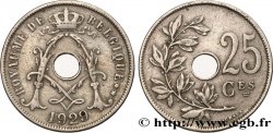 BELGIUM 25 Centimes 1929 