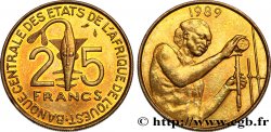 WEST AFRICAN STATES (BCEAO) 25 Francs BCEAO 1989 Paris