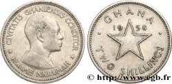 GHANA 2 Shillings Kwame Nkrumah 1958 