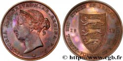 ISLA DE JERSEY 1/24 Shilling Victoria 1877 