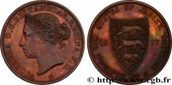 ISLA DE JERSEY 1/12 Shilling Victoria 1877 