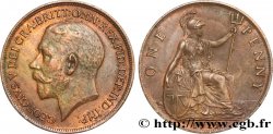 REINO UNIDO 1 Penny Georges V 1919  EBC 