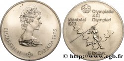 KANADA 5 Dollars JO Montréal 1976 lancer du javelot 1975 