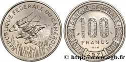 CAMERUN Essai de 100 Francs République Fédérale du Cameroun, antilopes 1971 Paris