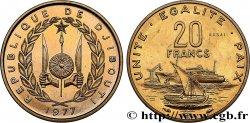 DJIBOUTI Essai de 20 Francs 1977 Paris