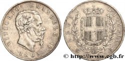 ITALY - KINGDOM OF ITALY - VICTOR-EMMANUEL II 5 Lire 1865 Turin