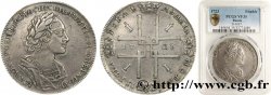 RUSSIE Rouble Pierre Ier Le Grand 1723 Moscou TB+35 PCGS