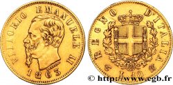 ITALIA 10 Lire Victor Emmanuel II 1863 Turin
