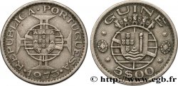 GUINEA-BISSAU 5 Escudos monnayage colonial Portugais 1973 