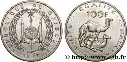 GIBUTI 100 Francs  emblème / dromadaires 1977 Paris