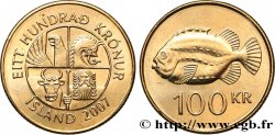 ISLANDE 100 Kronur lump (cyclopterus lumpus) 2007 