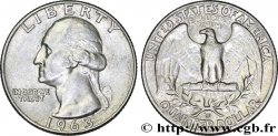 ÉTATS-UNIS D AMÉRIQUE 1/4 Dollar Georges Washington 1963 Denver