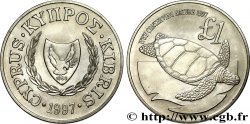 CYPRUS 1 Pound tortue verte 1997 