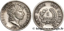ITALIA - REGNO DI NAPOLI - GIOACCHINO MURAT 1 Lira 1813  q.BB 