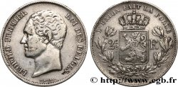 BELGIQUE - ROYAUME DE BELGIQUE - LÉOPOLD Ier 2 1/2 Francs petite tête nue 1849 Bruxelles