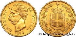 INVESTMENT GOLD 20 Lire Umberto Ier 1886 Rome