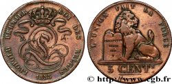 BELGIUM 5 Centimes Léopold Ier 1833 
