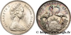 BAHAMAS 2 Dollars Elisabeth II 1966 