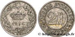 ITALIE 20 Centesimi 1894 Berlin