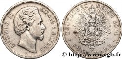 ALEMANIA - BAVIERA 5 Mark Louis II 1874 Munich - D