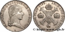 ITALIEN - LOMBARDEI 1 Kronenthaler Lombardie François II d’Autriche 1793 Milan - M
